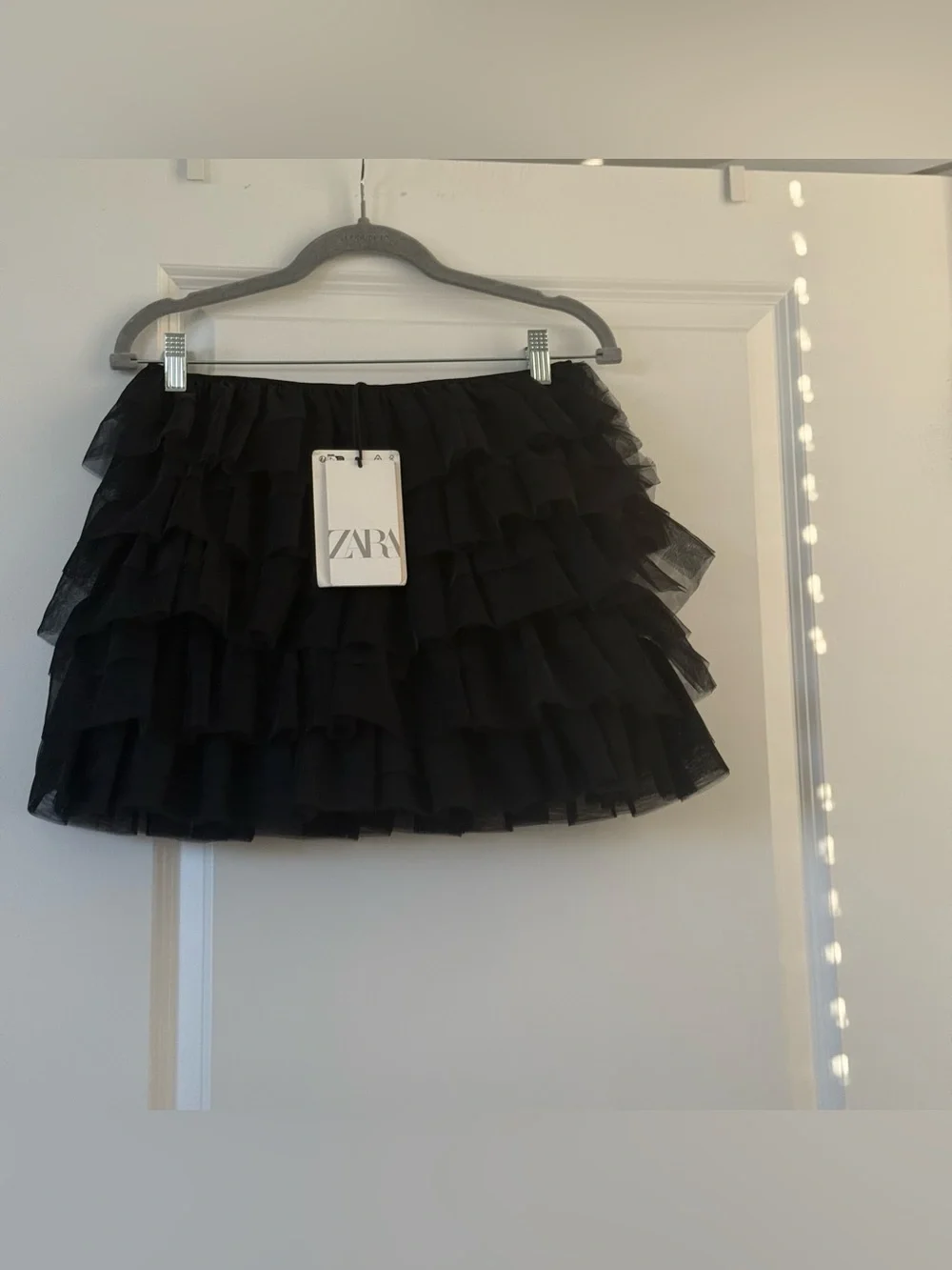 Zara Tulle Ruffle Layered Mini Skirt Halloween Collection - Picture 6 of 8